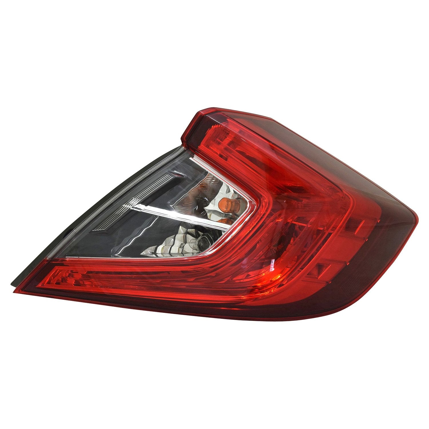 Right TYC Tail Light Assembly Compatible with 2016-2021 Honda Civic