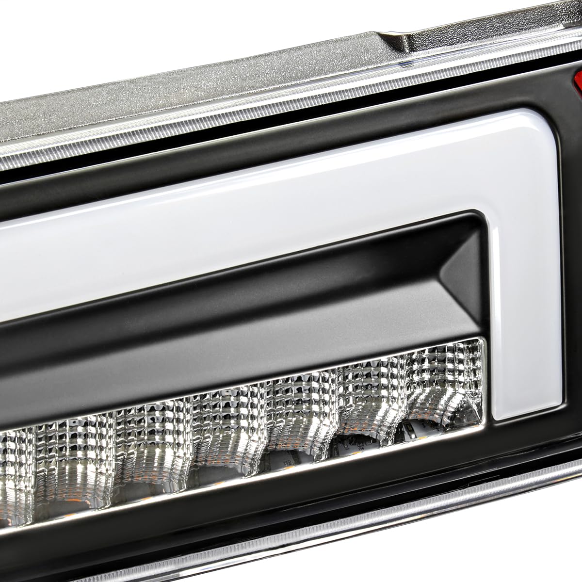 Full LED Corner Lights SPEC-D TUNING Black with Sequential Turn Signal, Compatible with 2004-2012 Chevy Colorado, Left + Right Pair Headlamps Assembly