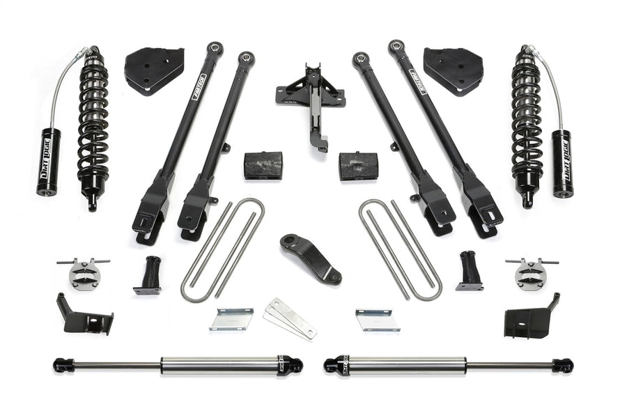 Fabtech 4 Link System K2244DL 6 in. Lift w/Front Dirt Logic 2.5 Resi Coilovers And Rear Dirt Logic 2.25 Shocks