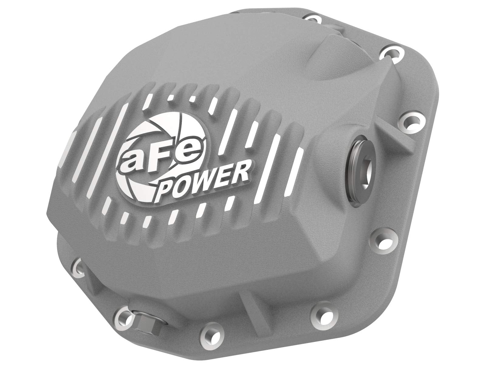 aFe POWER Rear Differential Cover Street Series Raw w/Machined Fins - #46-71090A - Jeep Wrangler (JL) 18-23 (Dana M200)