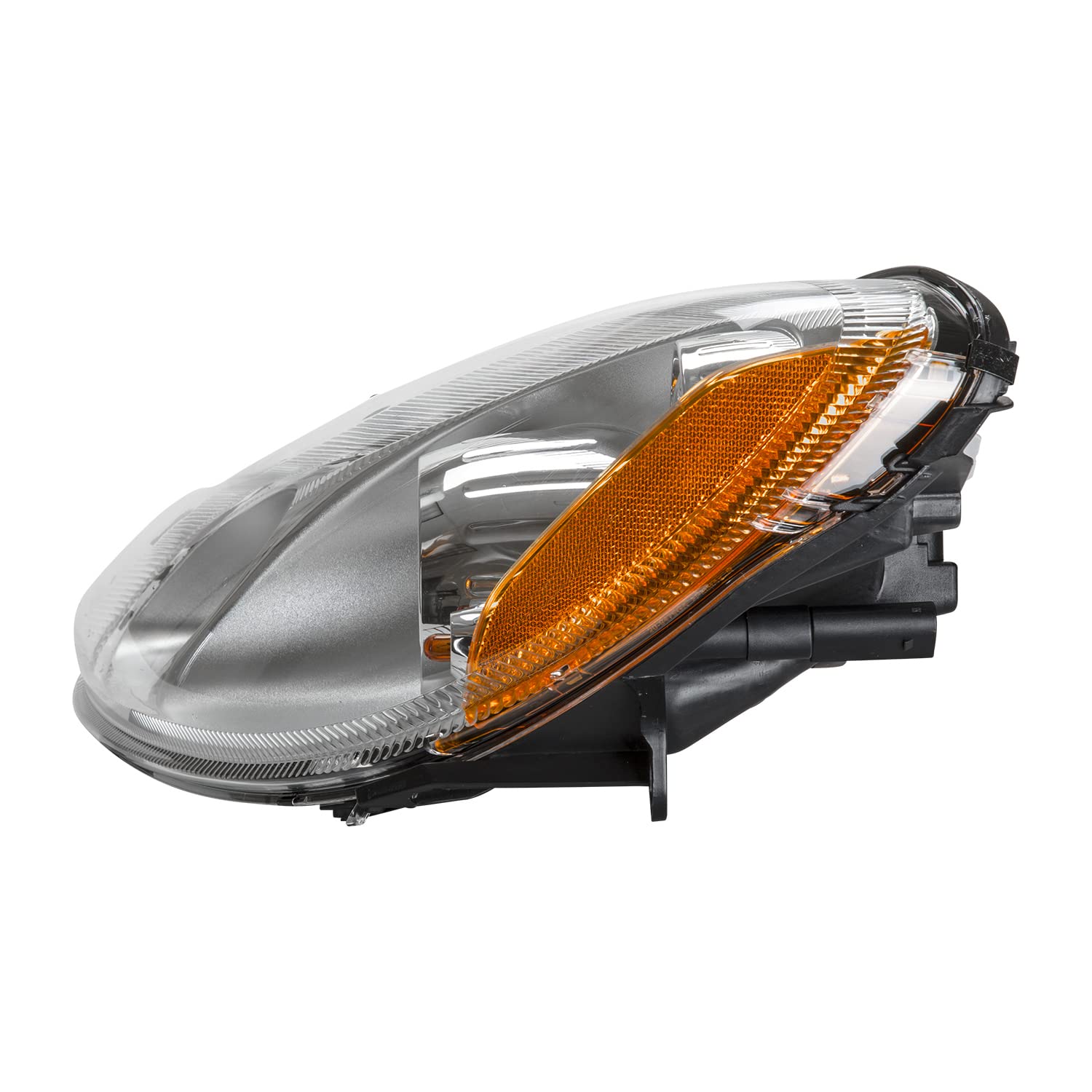 Left TYC Headlight Assembly Compatible with 2010-2015 Smart Fortwo
