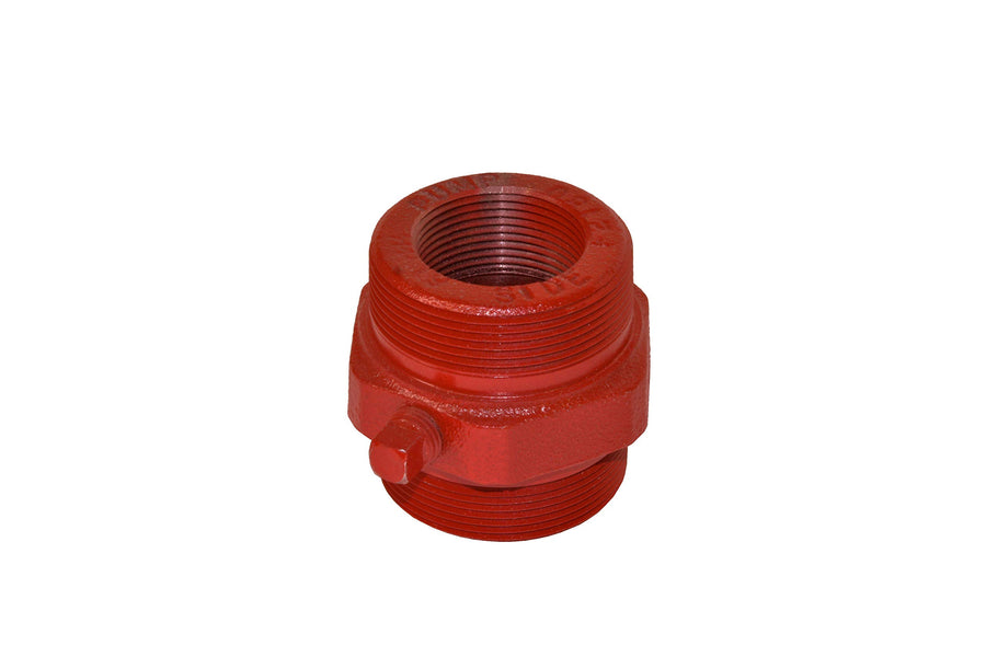 Tank Adaptor Fill-Rite 700F0651, 2” NPT Threads for Pump and Tank, 1 1/4 ” NPT Threads for Suction Pipe, For Use With FR700 and FR300 Series Pumps