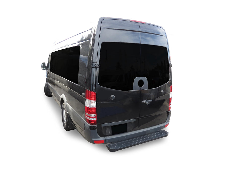 Spartan Black Horse Rear Step Board Compatible with 07-09 Sprinter 2500/3500|07-16 Freightliner Sprinter 2500/3500|19-24 Benz Sprinter 1500|10-24 Benz Sprinter 2500/3500/4500-8DOSPA