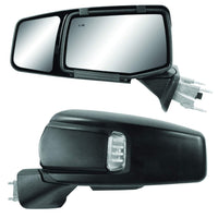 K SOURCE 80930 Snap & Zap Custom Fit Towing Mirror for 2019-2024 Silverado 1500, Sierra 1500, Patented