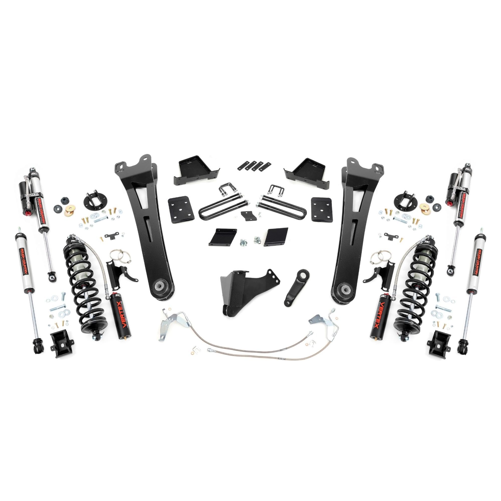 6" Rough Country Coilover Lift Kit for 15-16 Ford Super Duty| Radius Arm - 54259