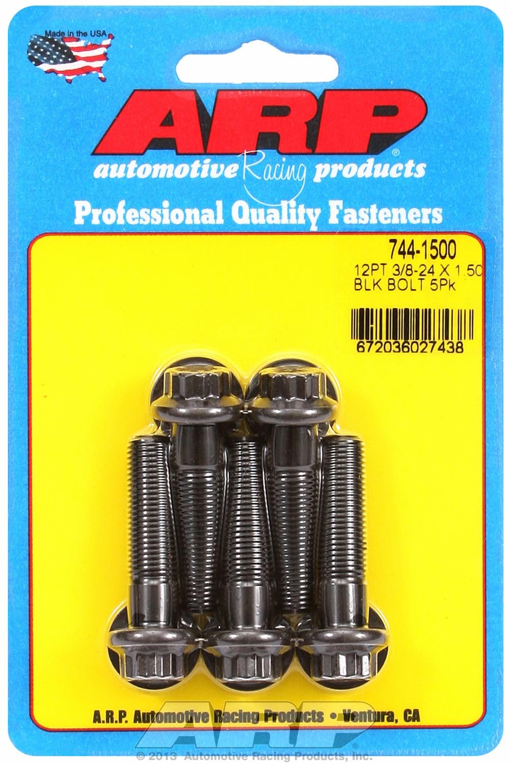 Oxide ARP Bolt, Black (744-1500)