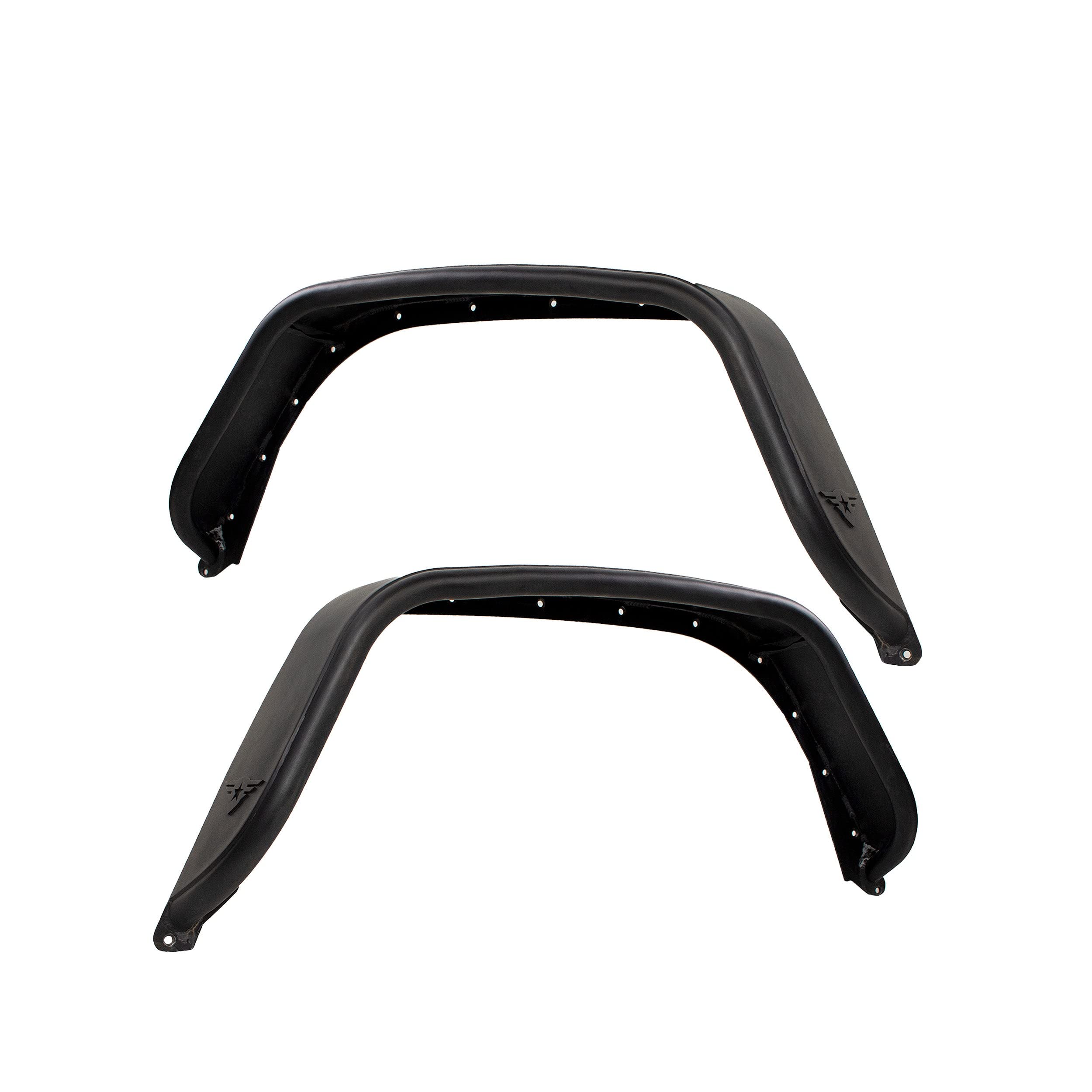Combat Off Road Black Aluminum Full Assault Fender Kit - Rear compatible with Jeep JT Gladiator
