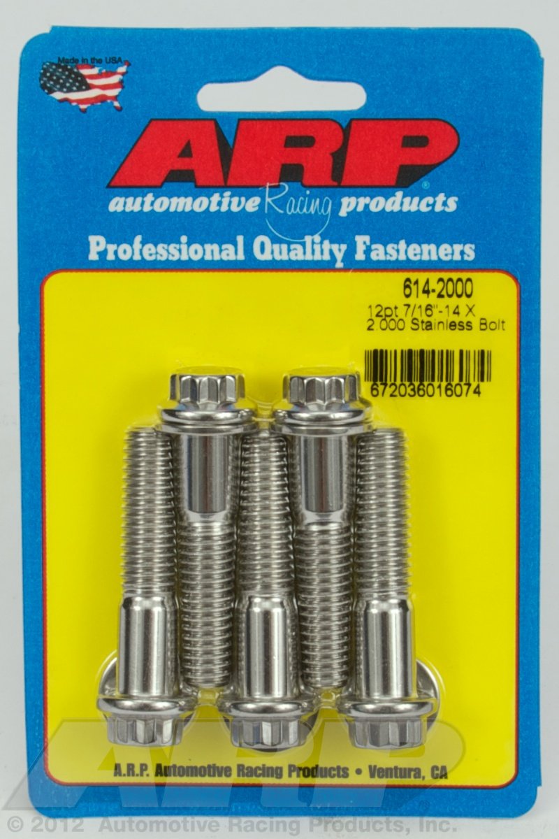Hex Bolt ARP (614-2000), Stainless Steel