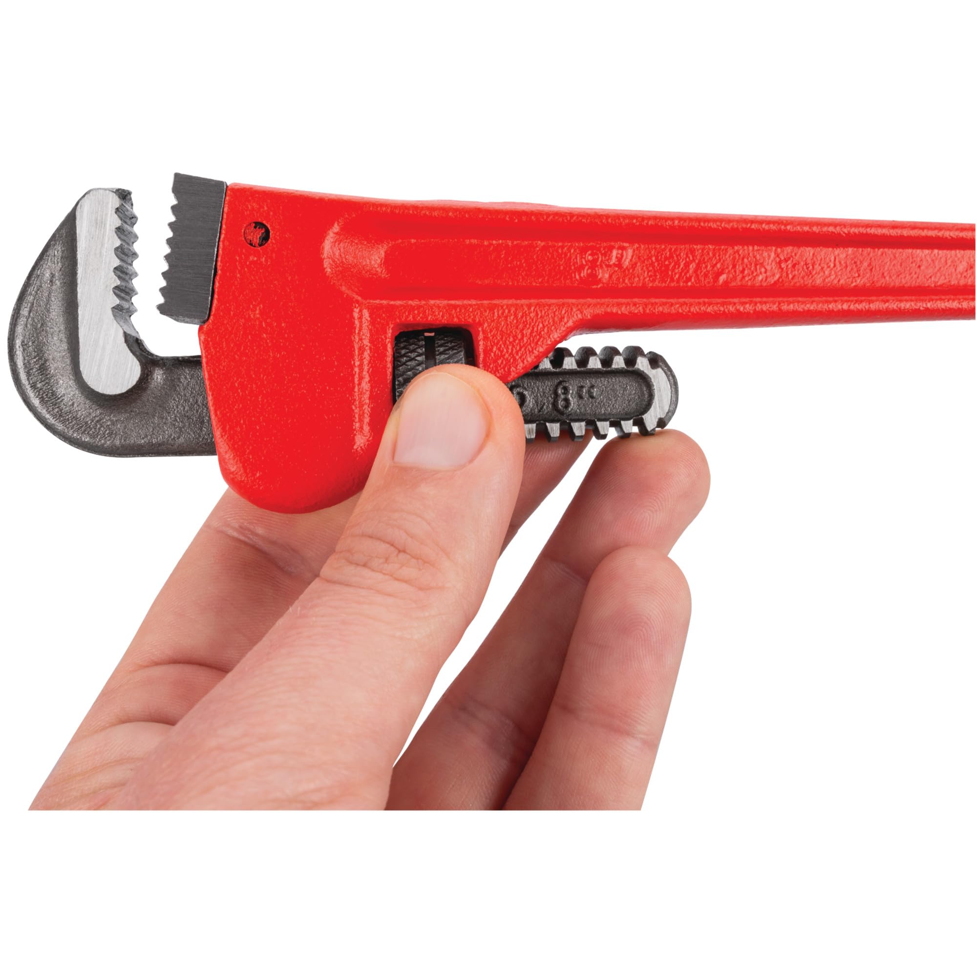 Heavy-Duty Performance Tool W1133-8B Adjustable Straight Pipe Wrench, 8-inch