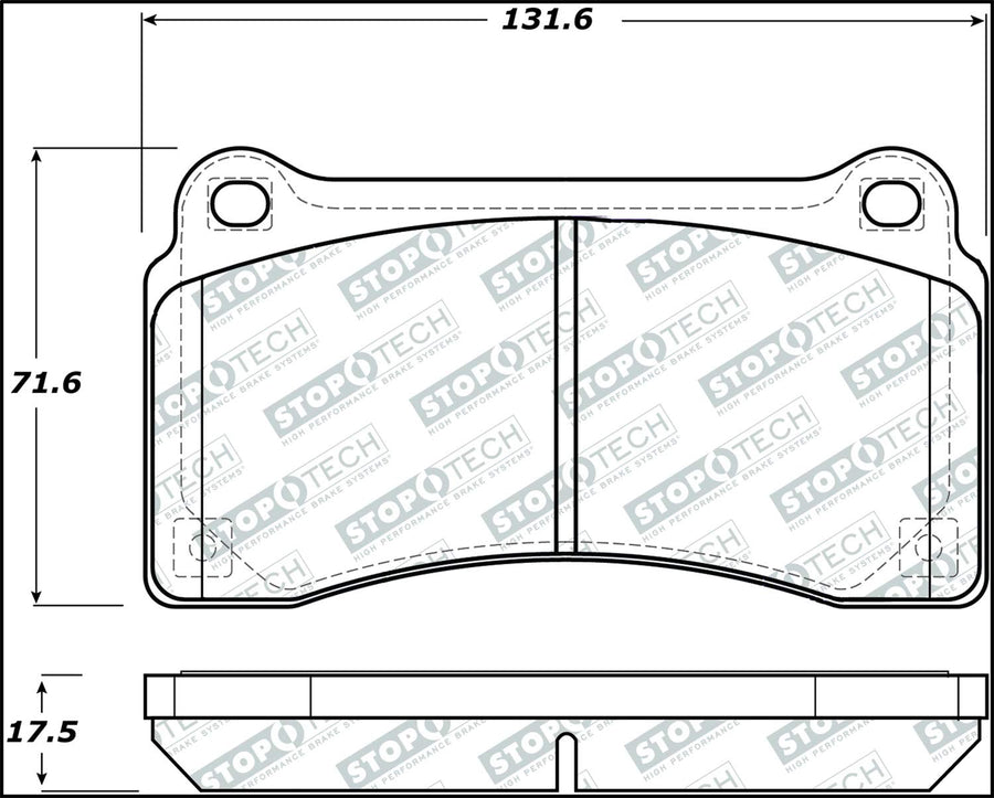 Brake Pads StopTech 305.13830 Street Select with Hardware