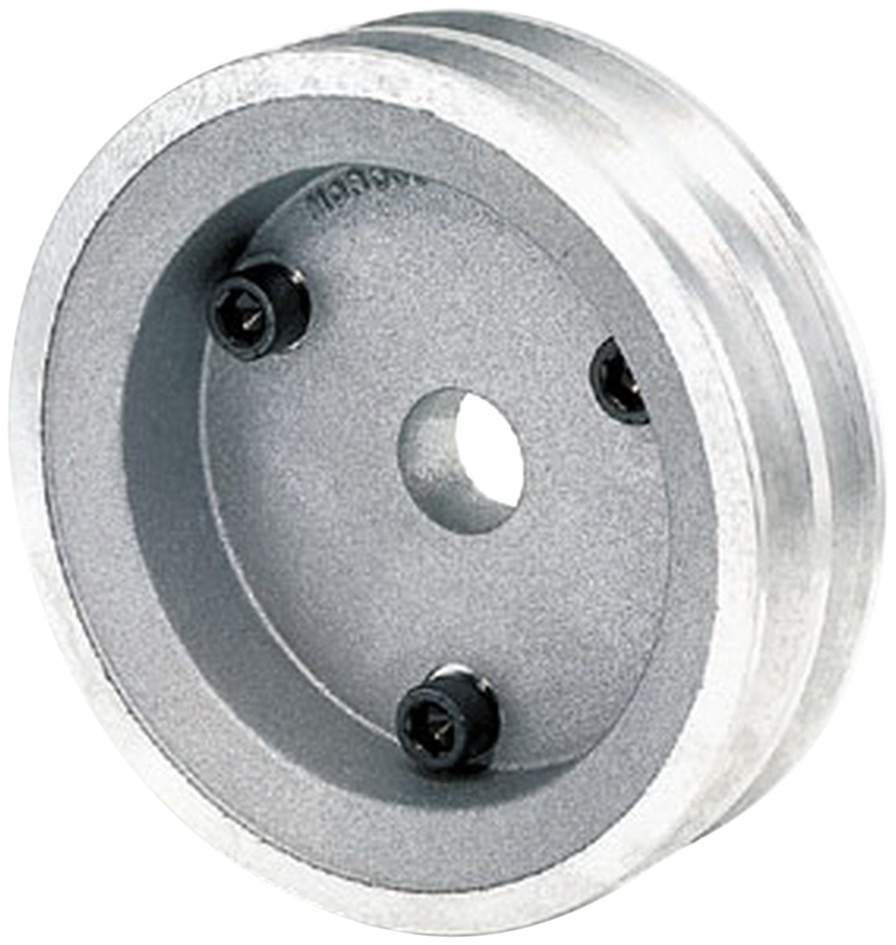 Double Groove Moroso Crank Pulley, Cast Aluminum, Fits Small Block Chevy Engines 64060