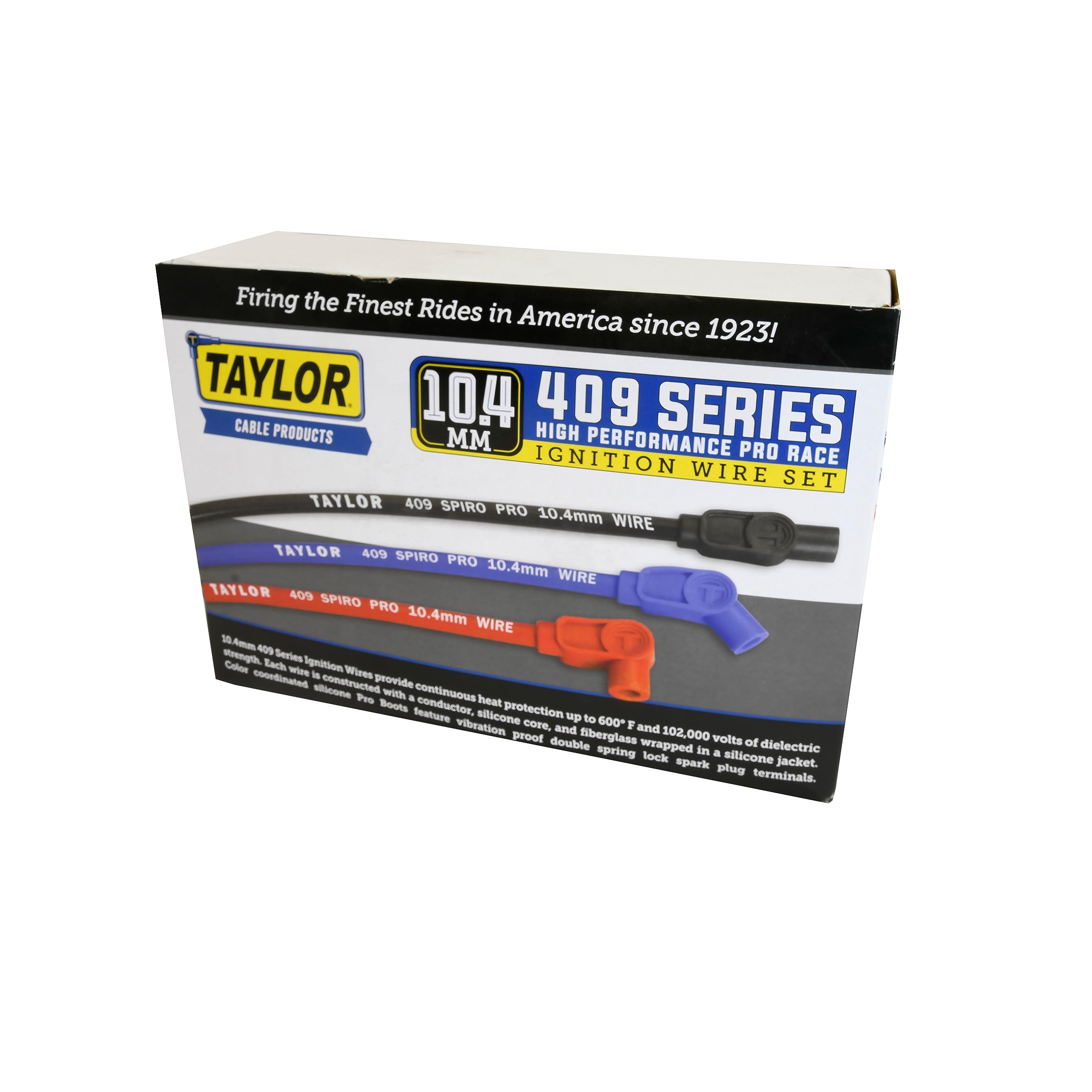 409 Taylor Cable Spiro-Pro race fit black 79058
