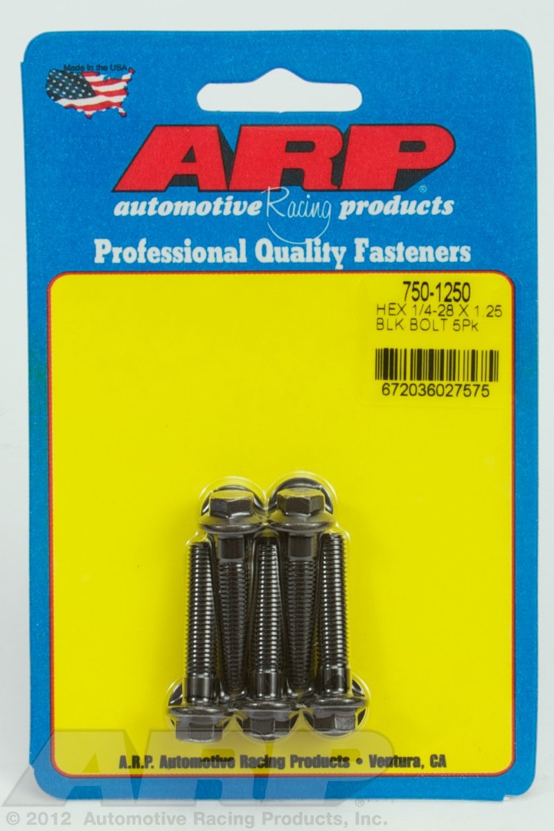 Hex ARP (750-1250) Oxide Bolt, Black