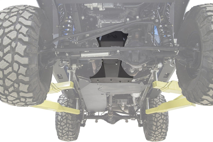07-17 Jeep Unlimited Jk Transmission & Oil Pan Skidplate Bare Steel