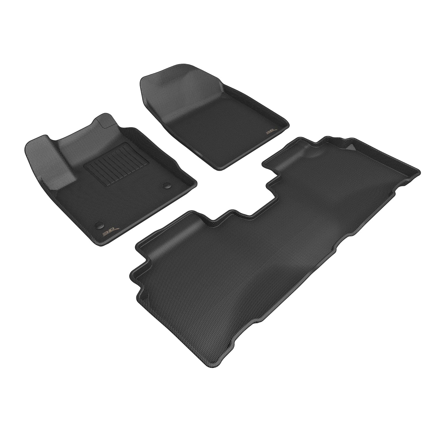 Kagu Floor Mat 3D MAXpider Custom Fit (Black) Compatible with Chevrolet Blazer EV 2024-2026 - Full Set