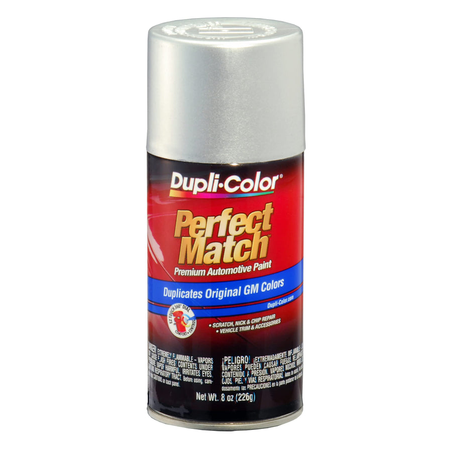 Perfect Match Dupli-Color Automotive Spray Paint – General Motors Galaxy Silver Metallic, 12 WA519F – 8 oz. Aerosol Can
