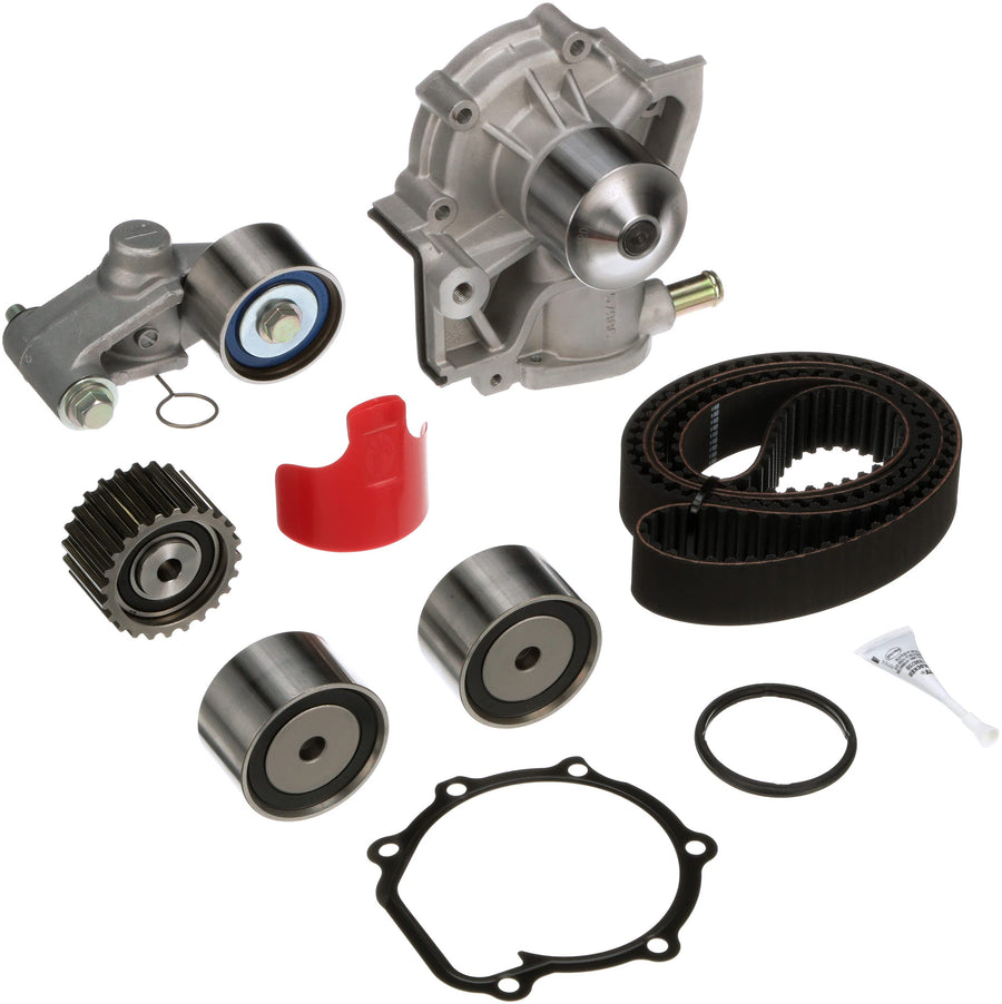 Gates PowerGrip TCKWP254A Premium Timing Belt Component Kit with Water Pump