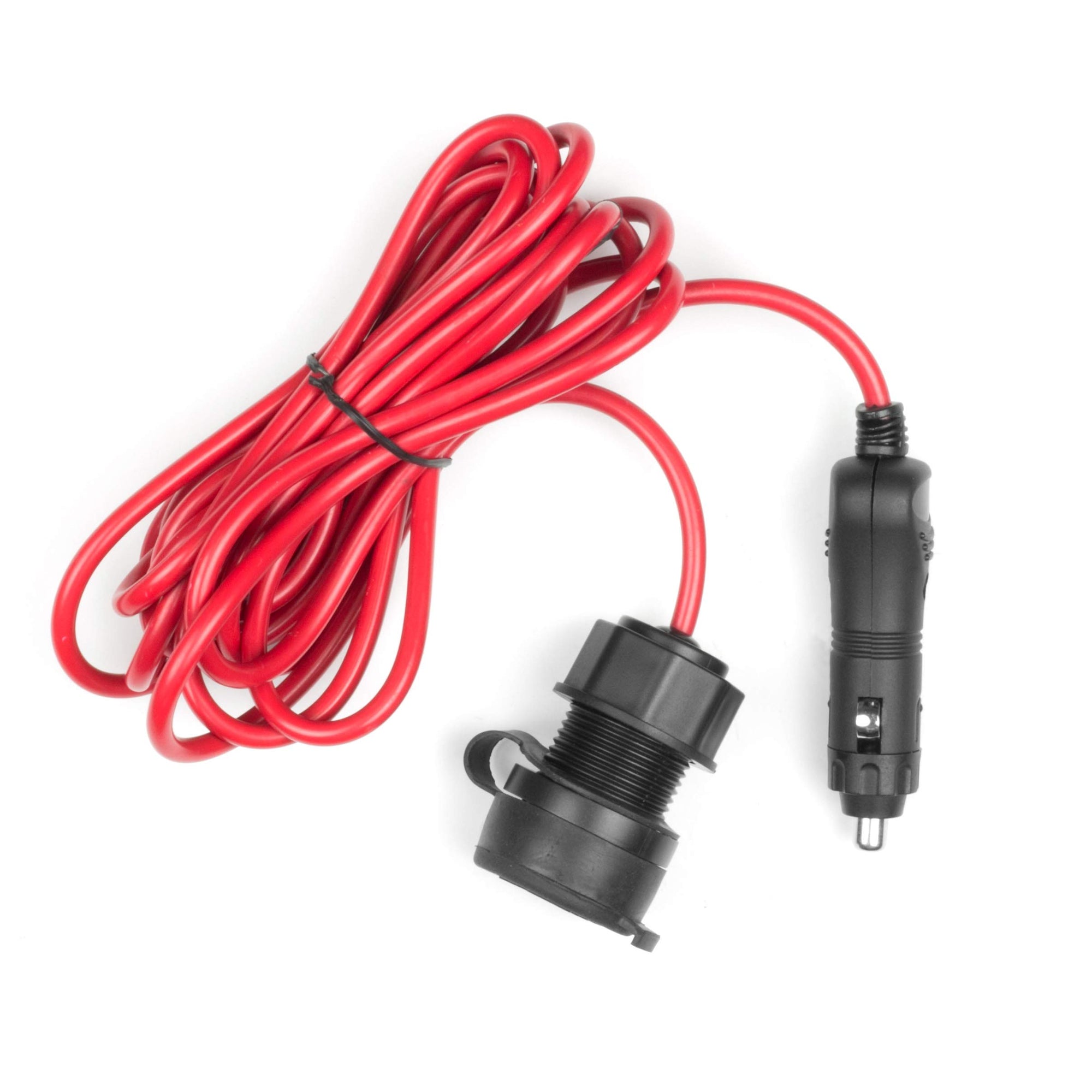 12V/24V Wagan 12ft. DC Extension Cable with Panel Mount and Weather Proof Cover…