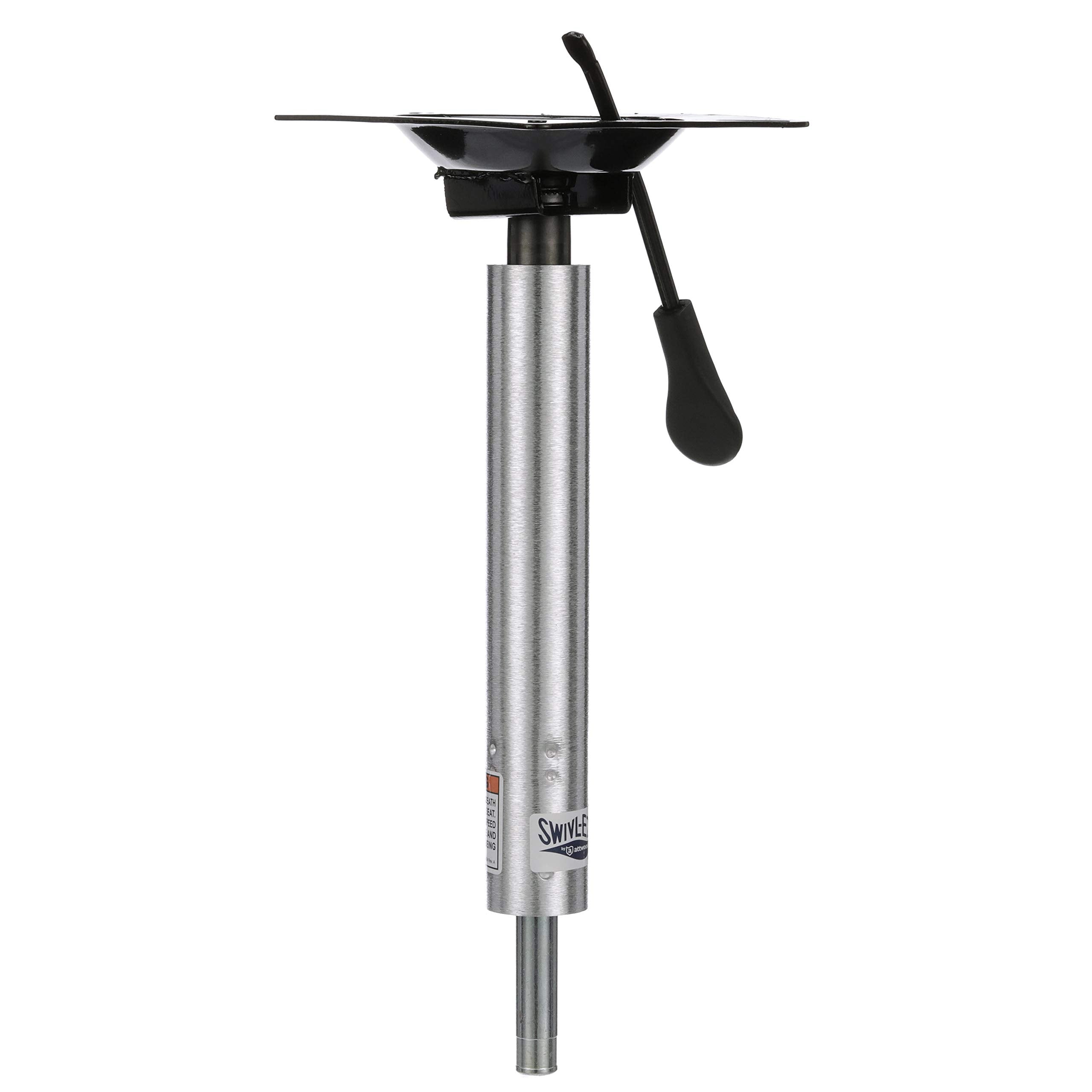 Lock’N-Pin Attwood SP-3004 ¾-inch Pin Post, Height Adjustable 14-17 Inches, Power Pedestal, 1.77-Inch Diameter, with Seat Mount