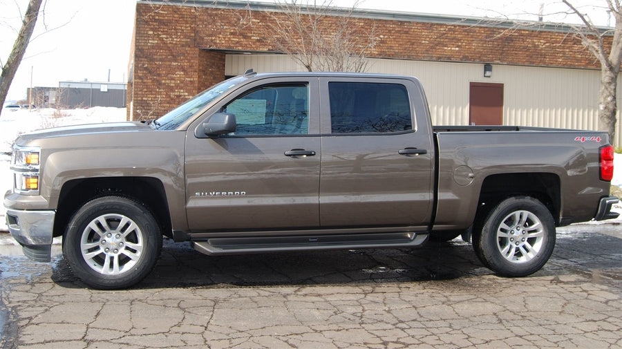 Owens Products Glastep Plus 3208 Custom Molded Fiberglass Gray Running Boards 15-18 Silverado/Sierra 2500/3500 W/Diesel Crew Cab Fiberglass Gray, 1 Pack