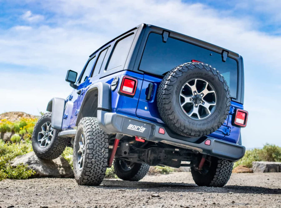 Borla Cat Back Exhaust JLU Wrangler 4 door 2018 2019 'Climber' S Type