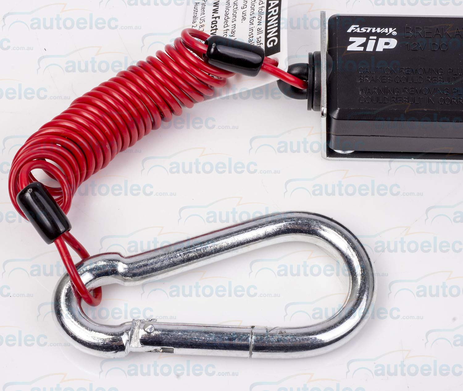 Zip Fastway 4 Foot Breakaway Cable with Electric Brake Switch 80-00-2040 RED