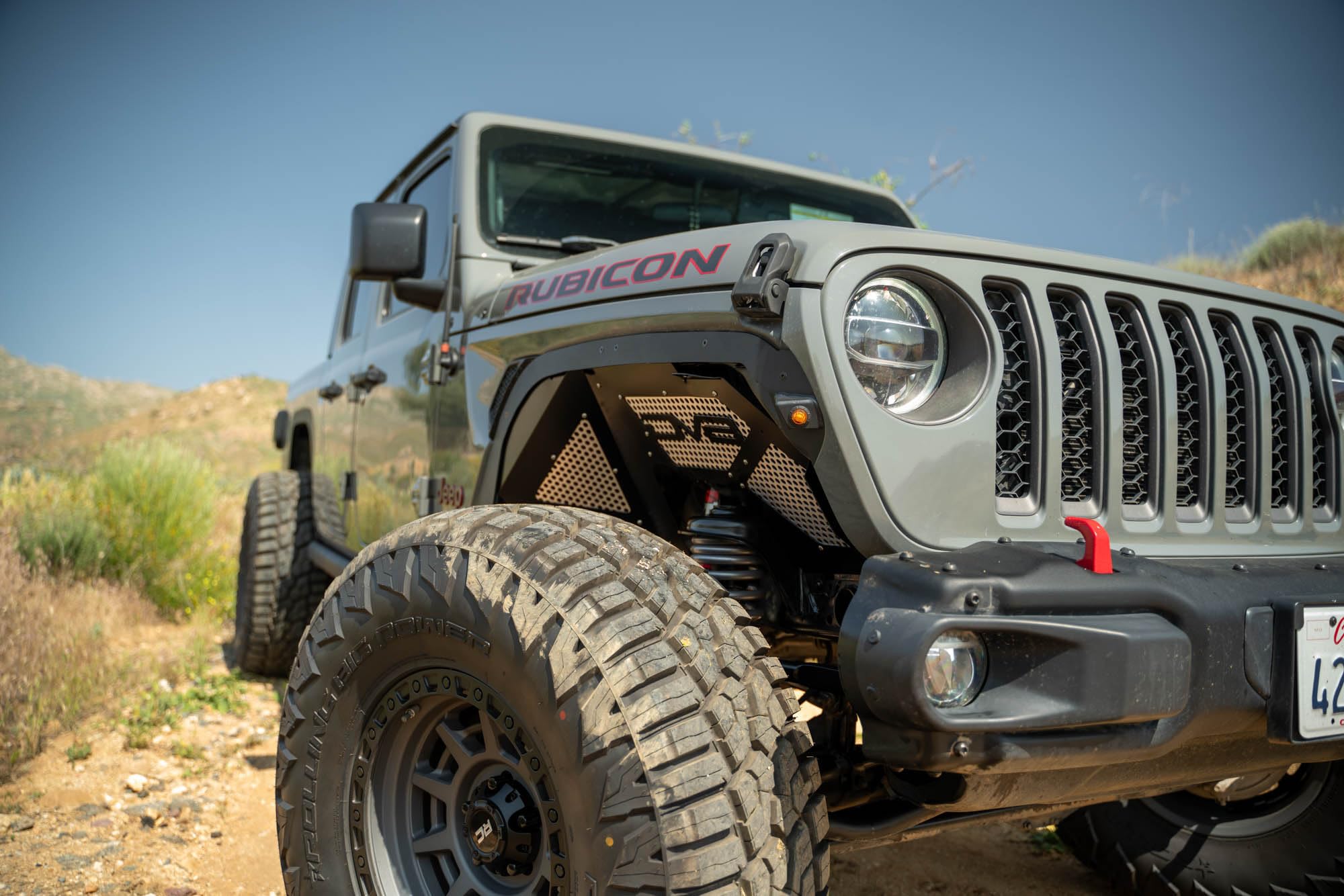 Fender Deletes for Jeep Gladiator JT 2020-2024 | Improves Clearance for Articulation | Plug and Play Amber Turn Signals | Trim Design | Flush Hardware | 3.5mm Steel Construction | Powder Coat Finish
