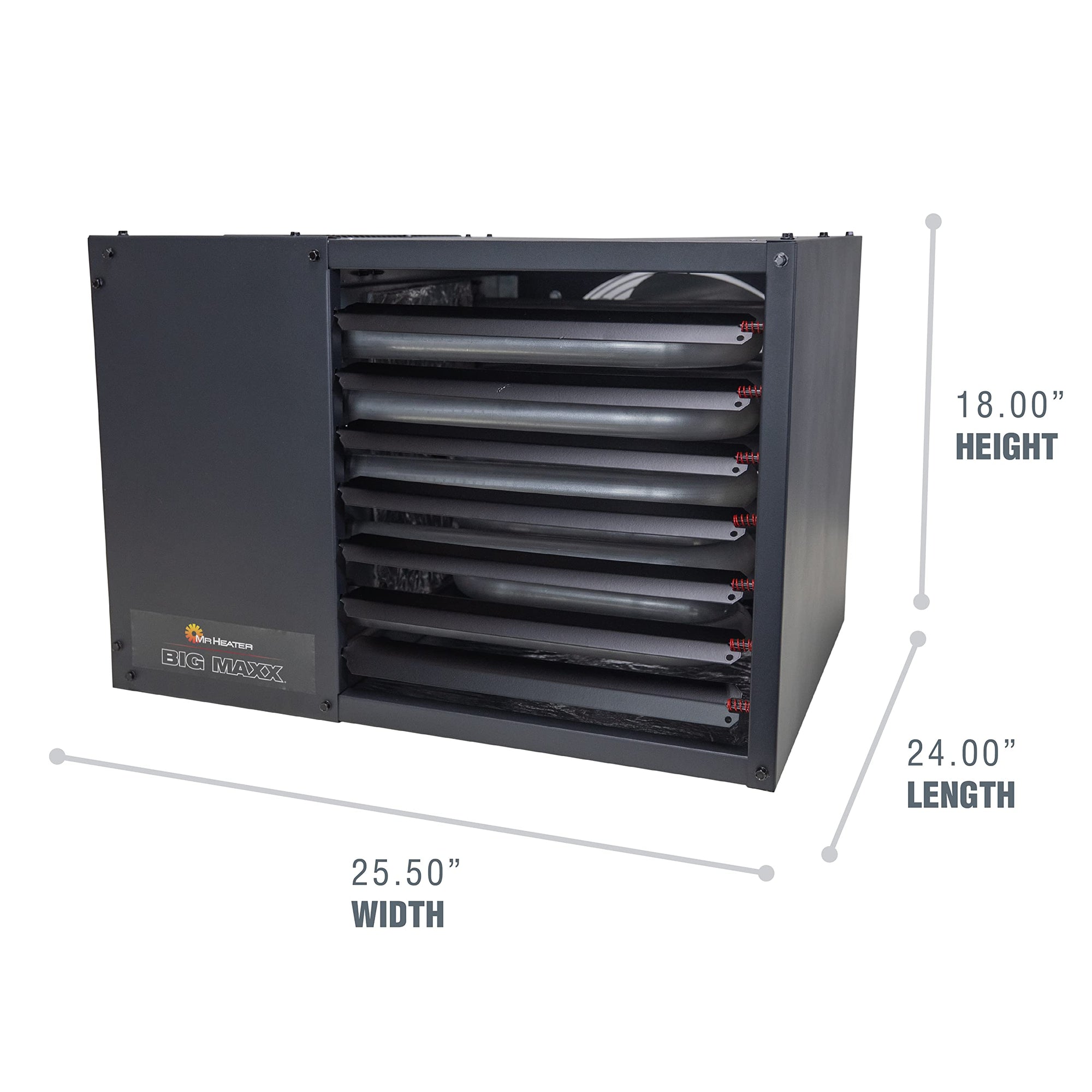 Big Maxx Mr. Heater MHU80NG Natural Gas Unit Heater, 80,000 BTU, Black