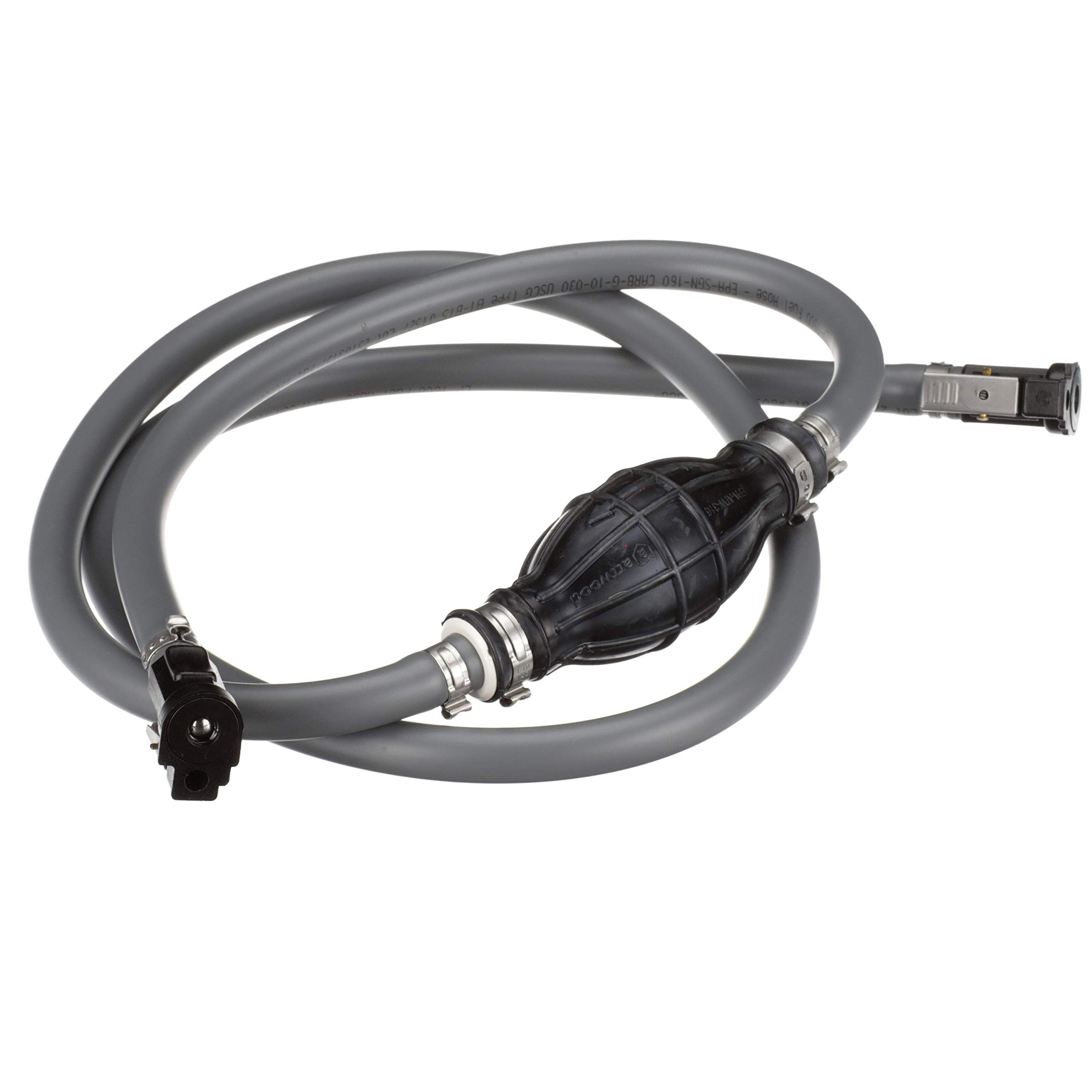 Fuel Line Kit attwood 93806YLP7 — for Yamaha Engines, 6 Feet Long, 3/8-In. Diameter, with Hose Fittings, Black