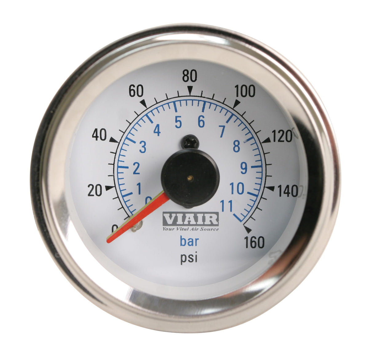 Dual Needle Gauge VIAIR 90083 blue 2in.