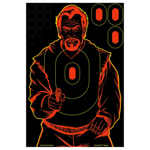 Shoot-N-C Birchwood Casey Bad Guy Target - 100 Count