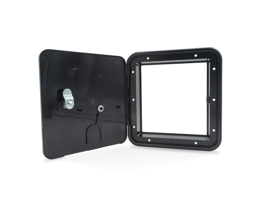 THETFORD RV Universal Large Electric Appliance Cable/Cord Accessory Hatch Black PN 94338