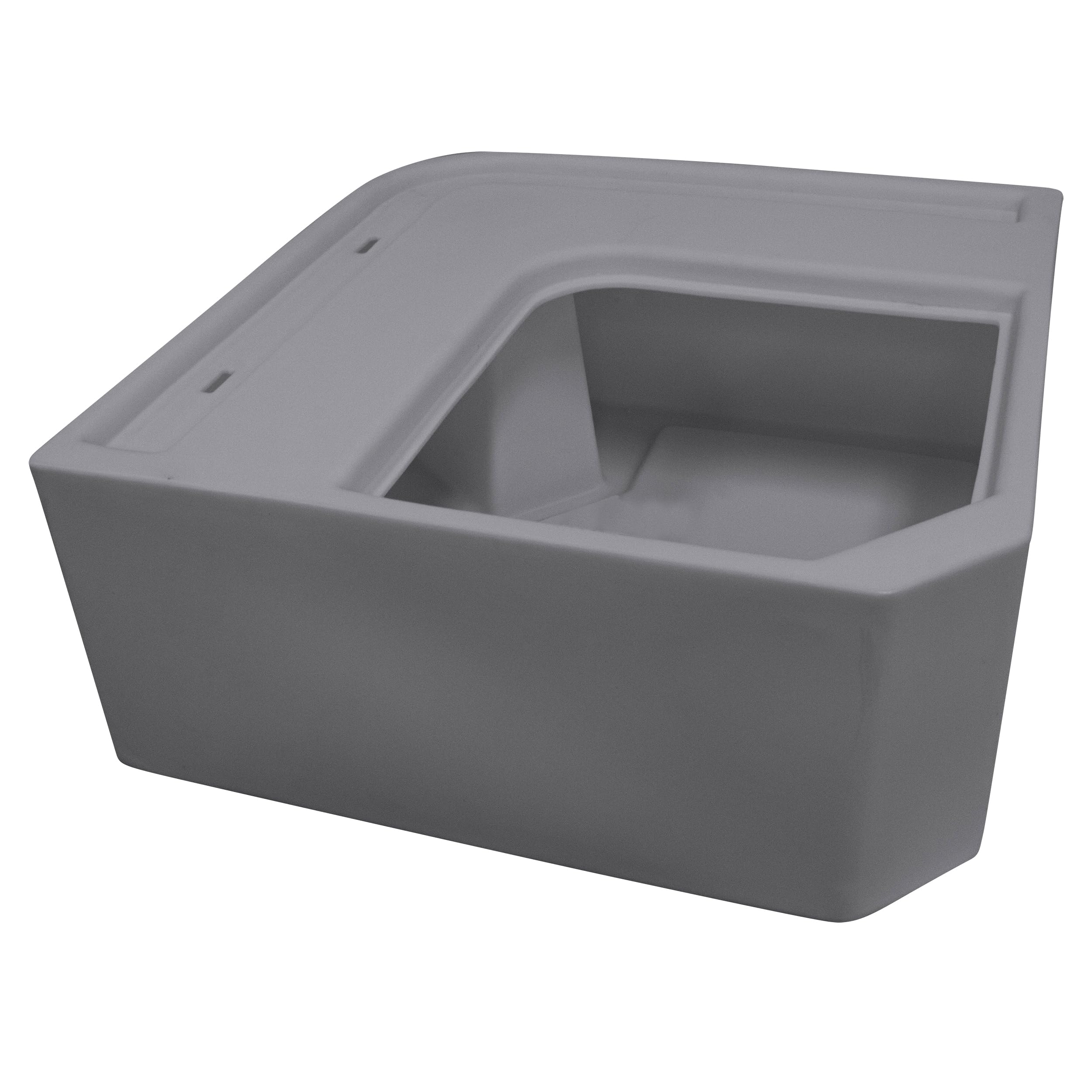 DLX Series Wise 8WD133-1B-221 Pontoon Corner Section - Base Only - Grey