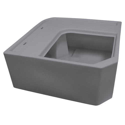 DLX Series Wise 8WD133-1B-221 Pontoon Corner Section - Base Only - Grey