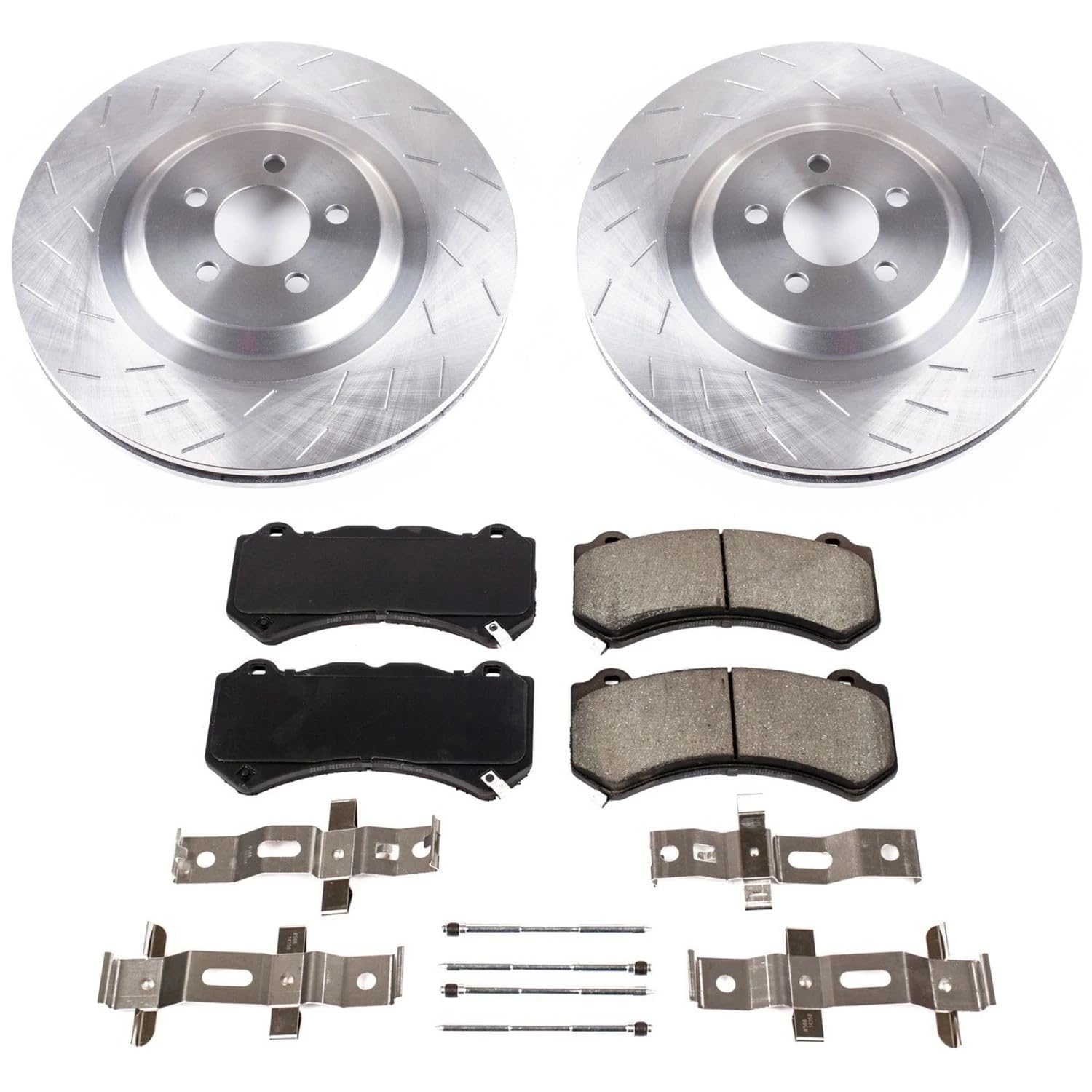 Power Stop KOE8169 Front Replacement Brake Kit-OE Brake Rotors & Ceramic Brake Pads For Dodge Challenger 2015-2020, Dodge Charger 2015-2020 [Model Specific]