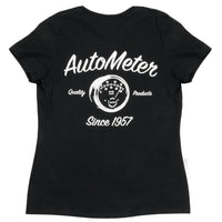 Women's AutoMeter 0423WM T-Shirt, Medium, Black, Vintage