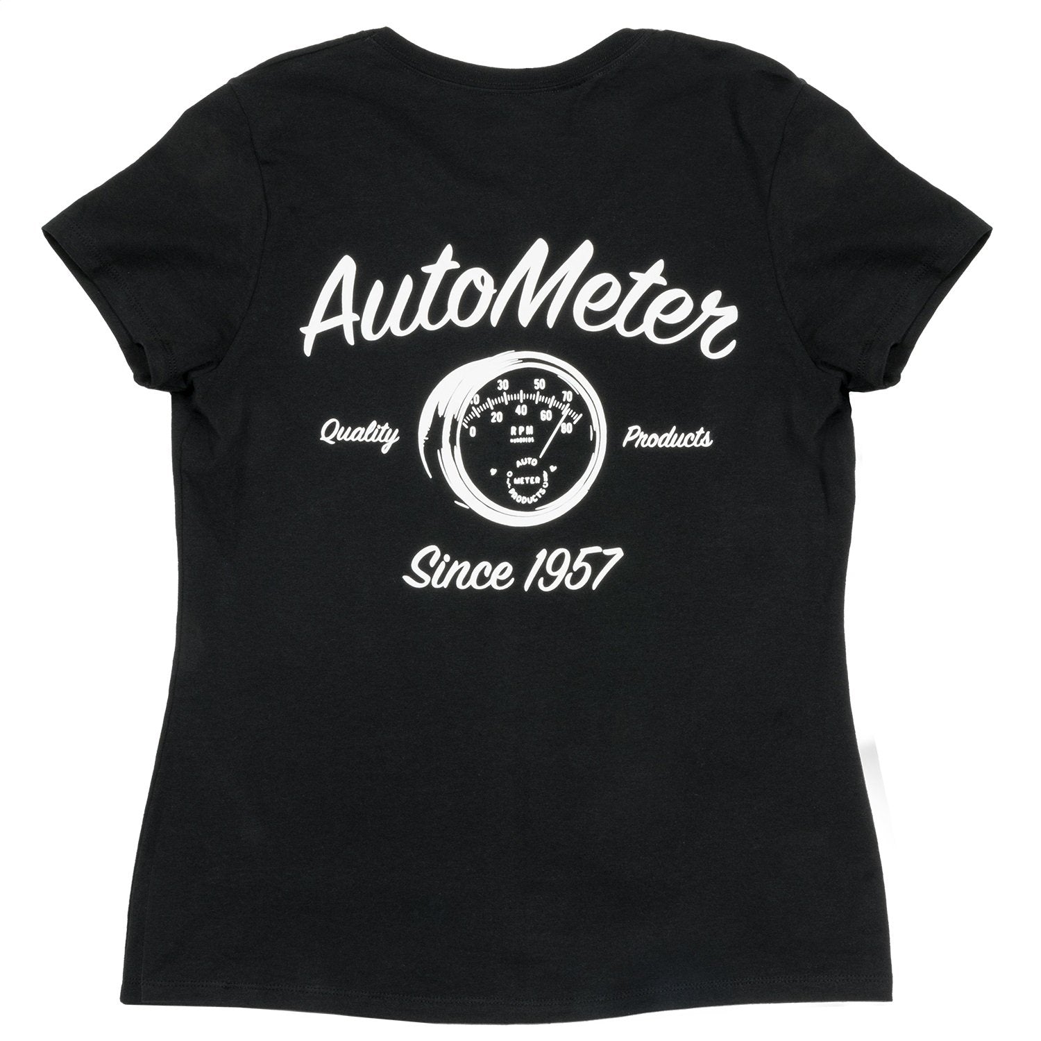 Women's AutoMeter 0423WM T-Shirt, Medium, Black, Vintage