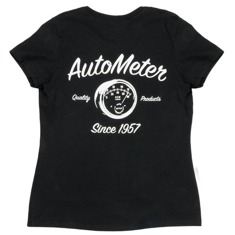 Women's AutoMeter 0423WS T-Shirt, Small, Black, Vintage