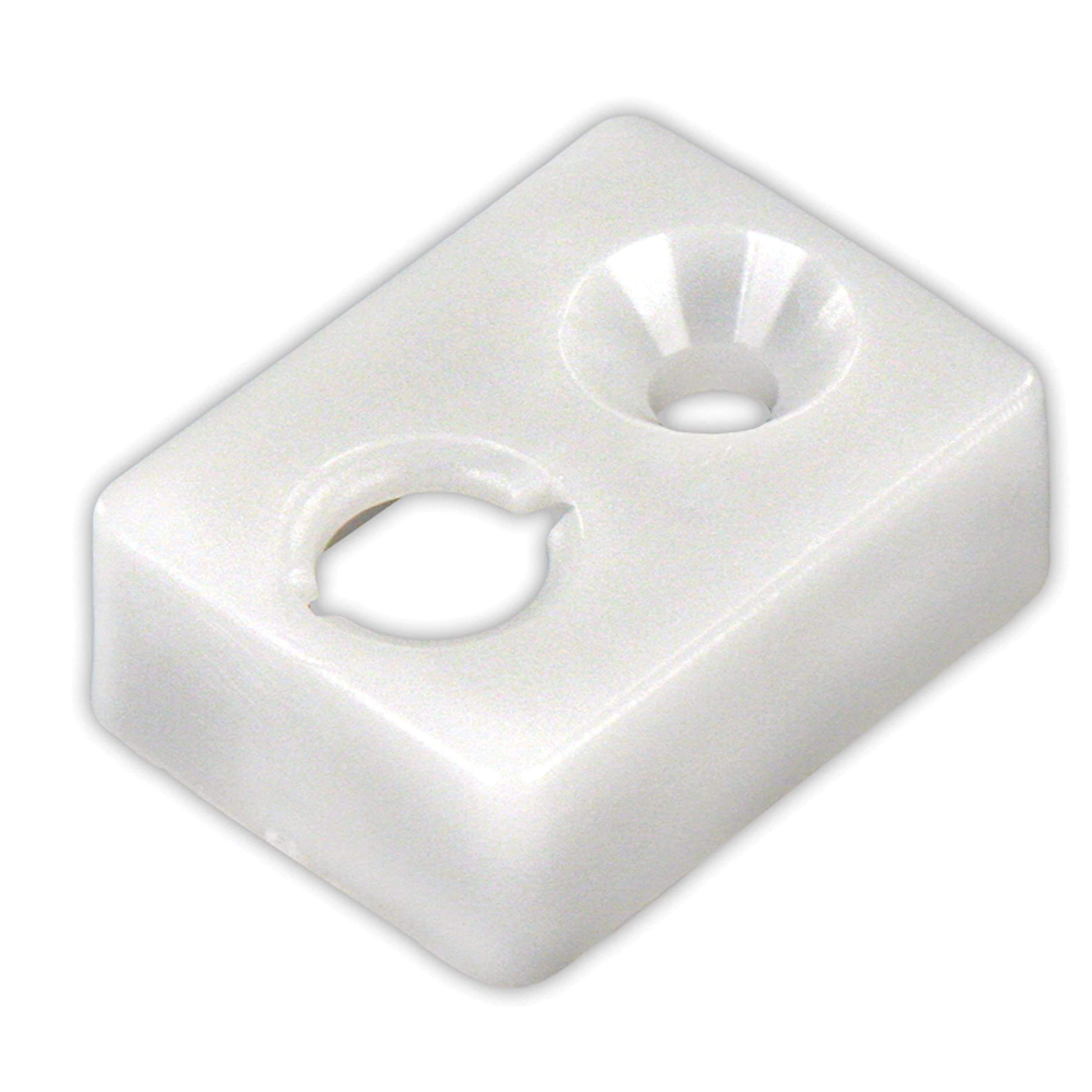 End Stop JR Products 81465 - Type E, White