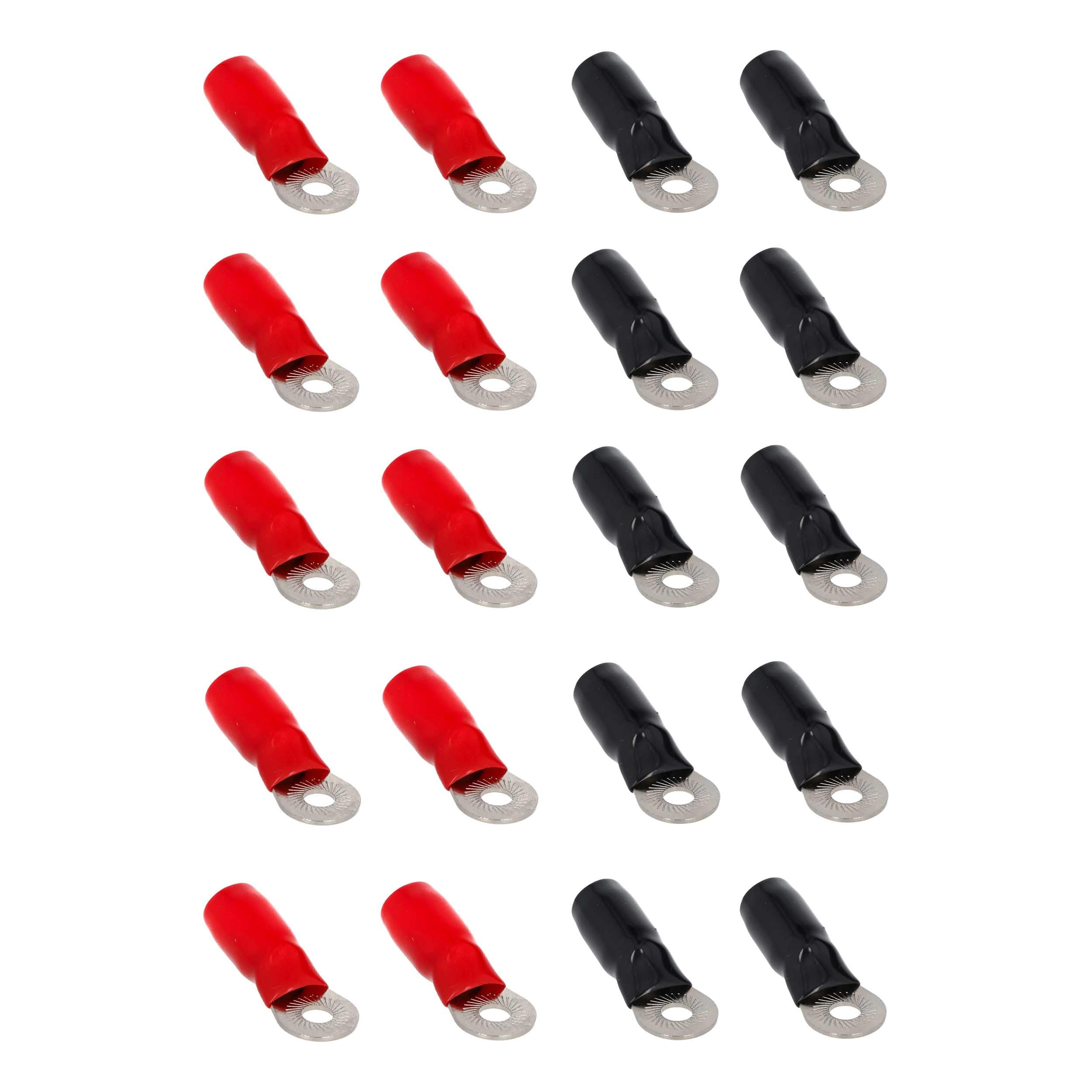 V8 Series T-Spec V8-RTN8-20 Nickel Plated Terminal, 20 Pack