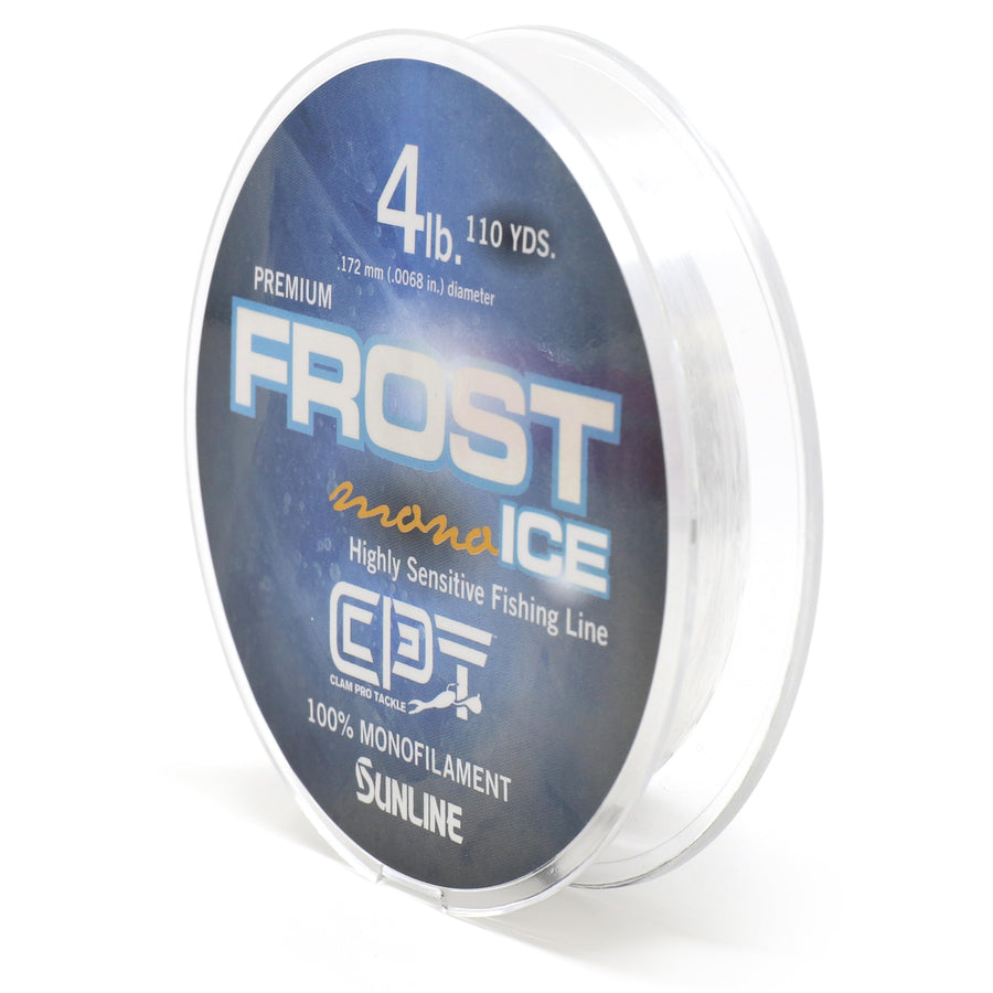CLAM 10985 Pro Tackle CPT Frost Line Monofiliment - 1lb - Clear - 110 Yard