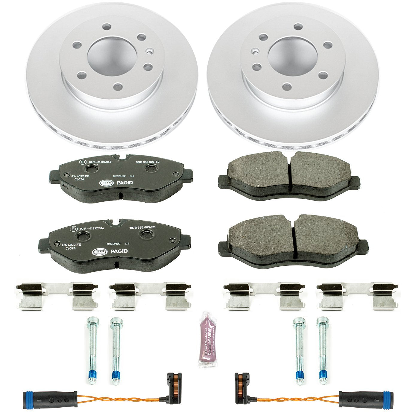 Euro-Stop Power Stop ESK6236 Front Brake Kit Mercedes