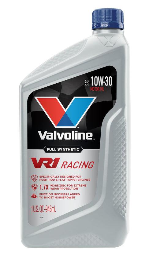 Valvoline Racing Synthetic VR1 SAE 10W-30 Motor Oil 1 QT