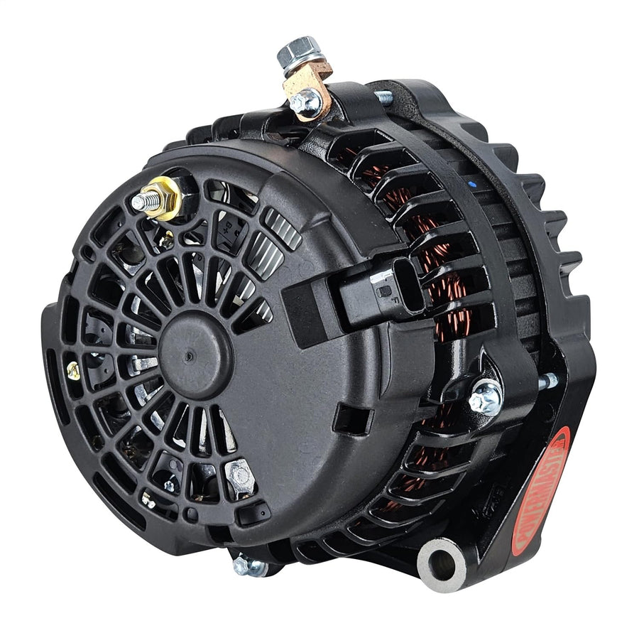 Alt GM Powermaster AD244 Black 220A 6 grv Pulley w/2 pin FR-L VR