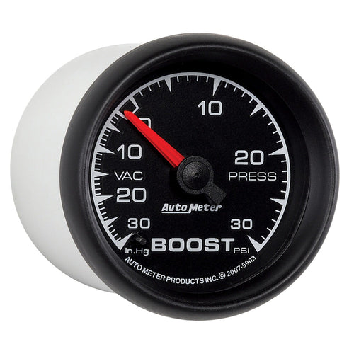 Auto Meter 5903 2-1/16" 30 in. Hg/30 PSI Mechanical Vacuum/Boost Gauge ES