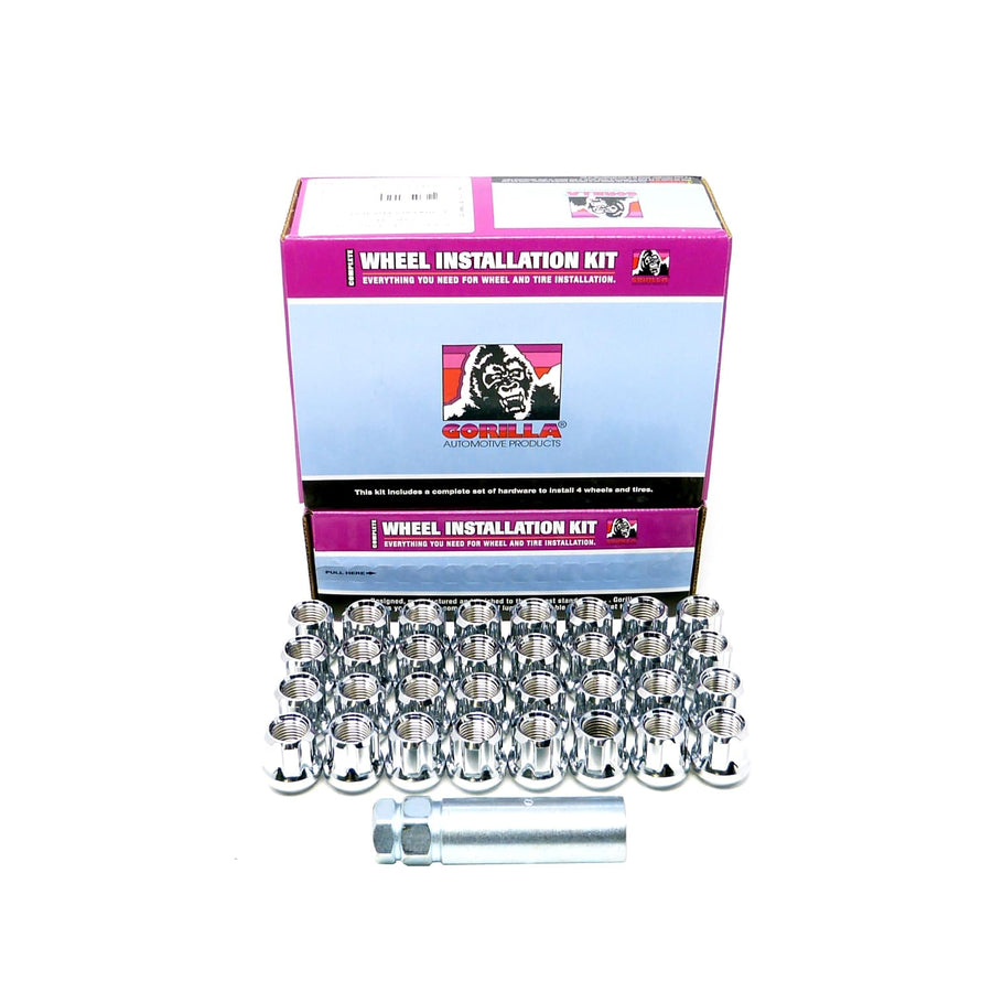 Gorilla K8TOS-14150GR Automotive Zinc (14mm x 1.50 Thread Size, 32-Pack) Small Diameter Spline Duplex Open End Lug Nuts