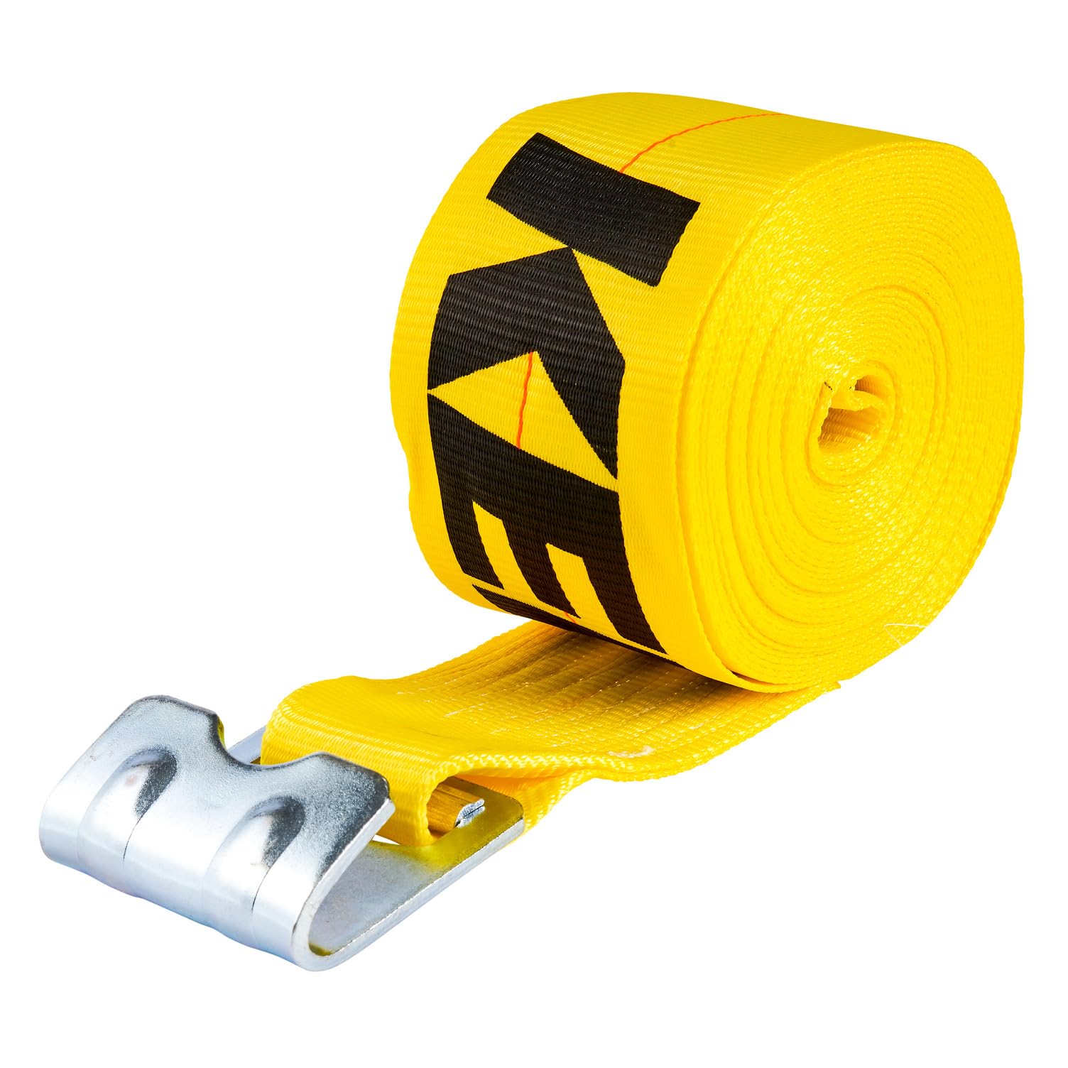 4" x 40’ Winch Strap Keeper With Flat Hook - 5,000 lbs. Working Load Limit And 15,000 lbs. Break Strength