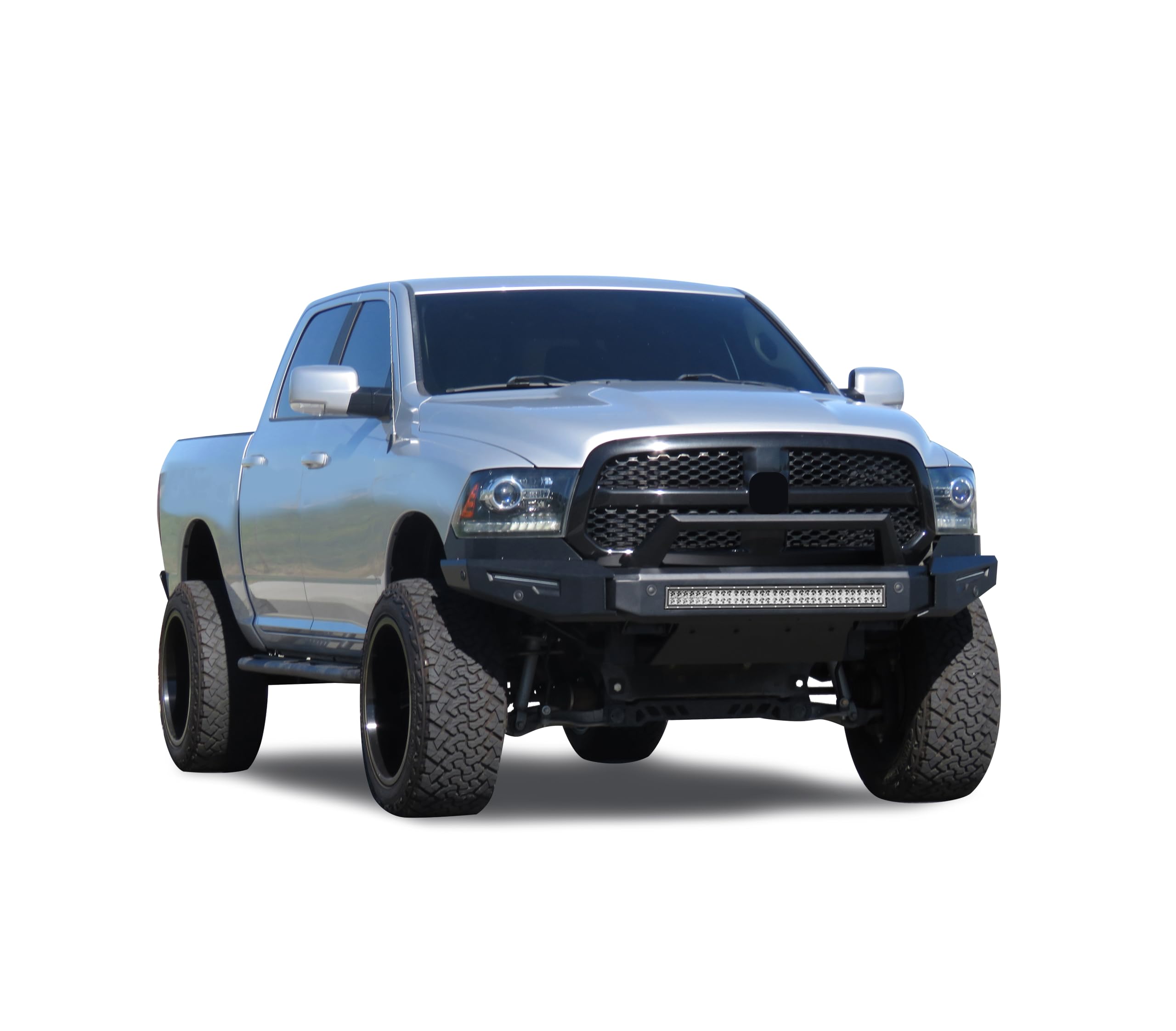 Modular Heavy Duty Black Horse Armour II Front Bumper Matte Black Compatible with 2016-2023 Toyota Tacoma-AFB-RA14-K2