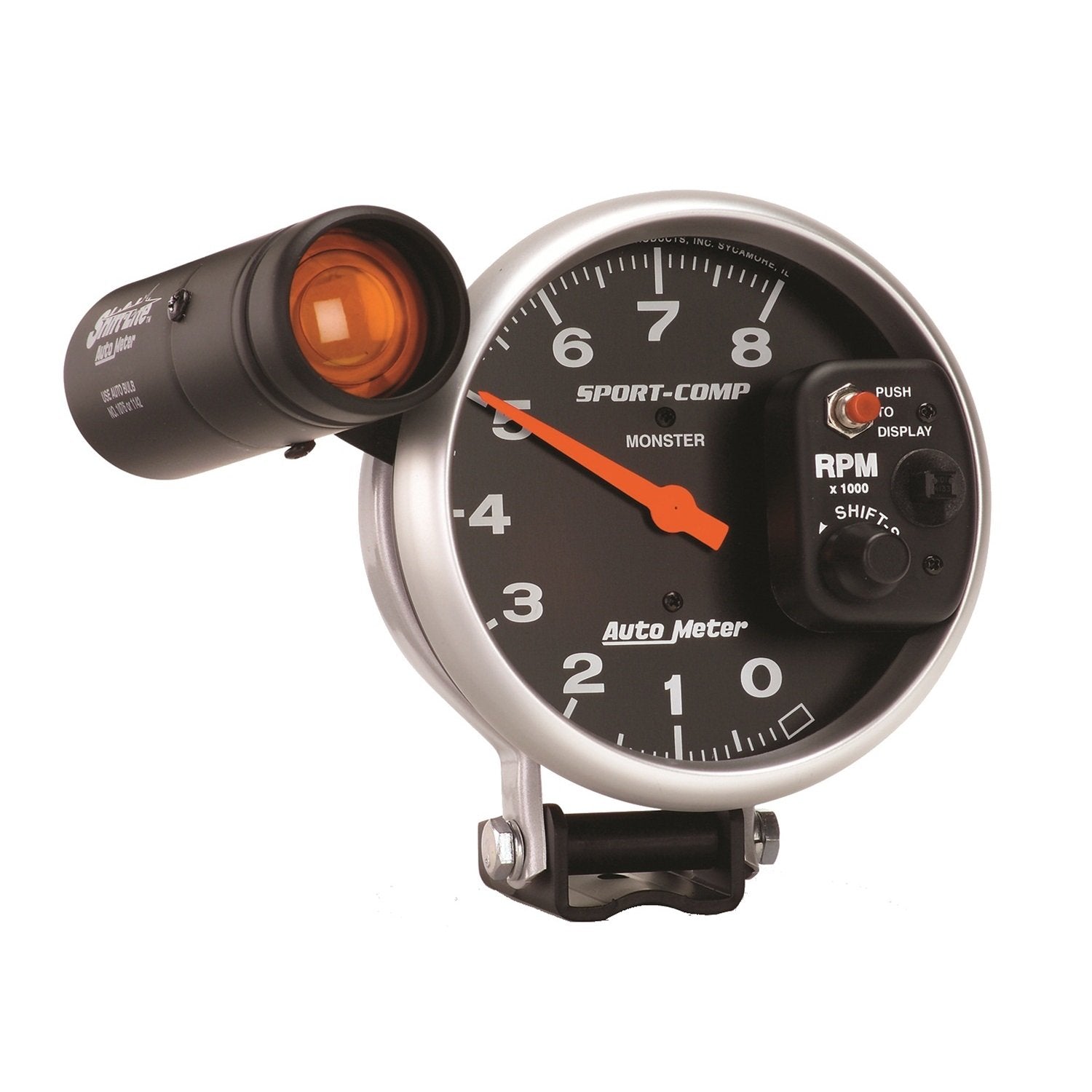 Auto Meter Sport-Comp 3905 Shift-Lite Tachometer,5.000 in.