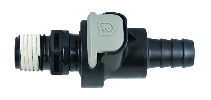 Attwood Universal Male and Female 8838US6 Sprayless Connector with Thread Sealant